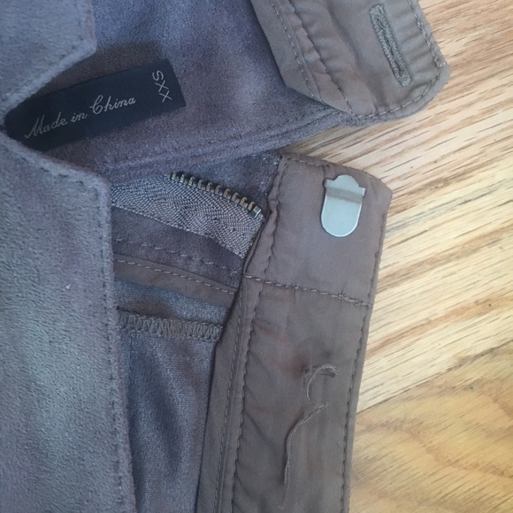 Faux-Suede Shorts - Picture 3 of 3